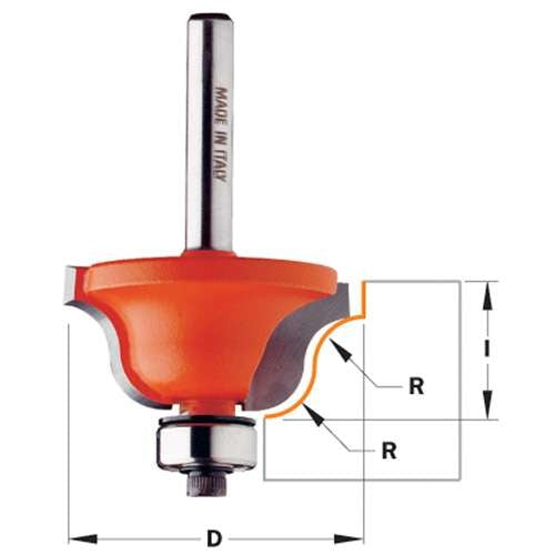 CMT 840.350.11 Roman Ogee Bit, 1/4-Inch Shank, 1/4-Inch Radius, Carbide-Tipped - Ace Tool Group - CMT