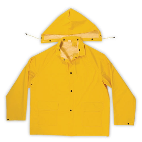 Custom LeatherCraft R1142X  2 Piece Heavyweight PVC Rain Jacket - Ace Tool Group - Custom Leathercraft