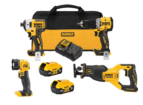 Dewalt Dck449E1P1 20V Max* 4 Tool Kit - Ace Tool Group - DeWalt