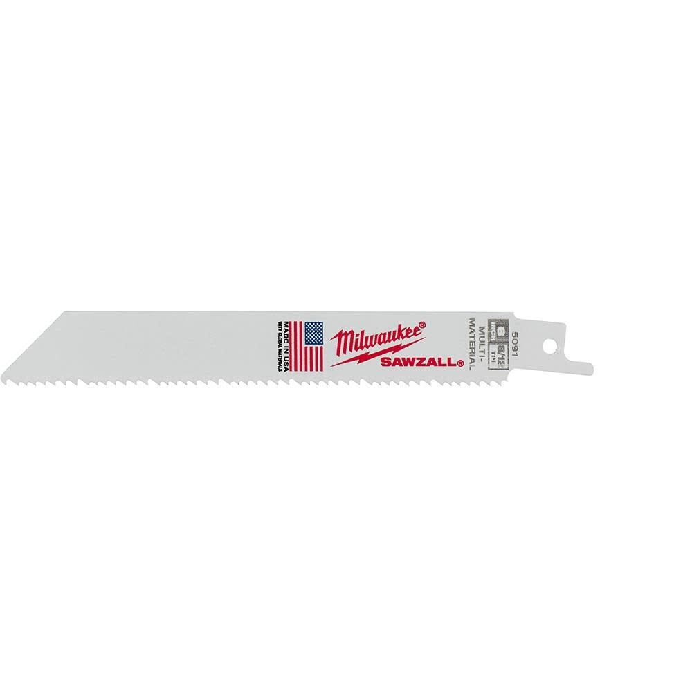 Milwaukee 48-00-5091 BLADE 8/12T 6L 5PK - Ace Tool Group - Milwaukee