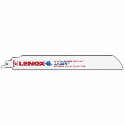 Lenox Lazer B9110R Bi-Metal Reciprocating Saw Blades 9-Inch 10 Tpi 25/Pk - Ace Tool Group - Lenox
