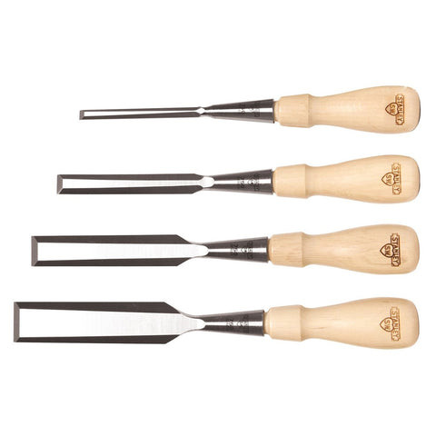 Stanley 4 Piece Sweetheart Socket Chisel Set With Pouch - Ace Tool Group - Stanley