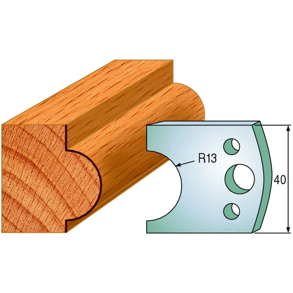 CMT 690.119 Pair of Profiled Knives for Shaper Cutters - Ace Tool Group - CMT