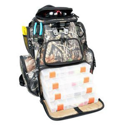 Wild River WCT604 Tackle Tek Led Lit Camo Back Pack - With Trays by CLC - Ace Tool Group - Wild River