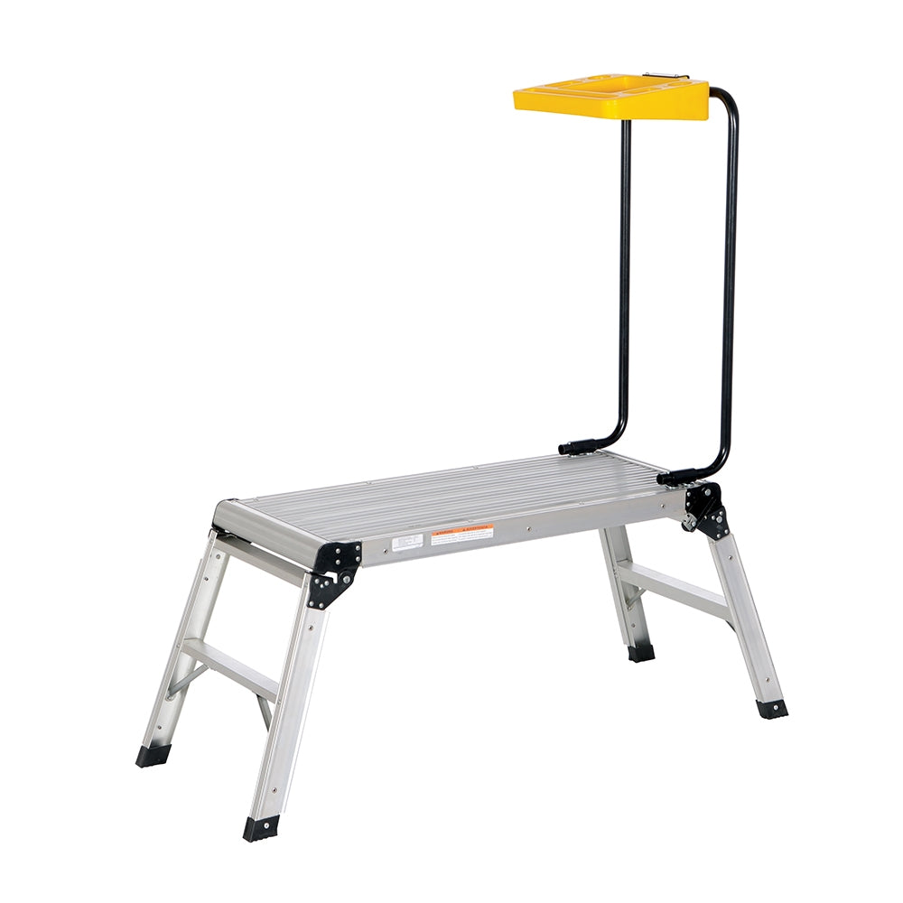 Vestil Alum Folding Step Platform W/Tray 15x35 - Ace Tool Group - Vestil