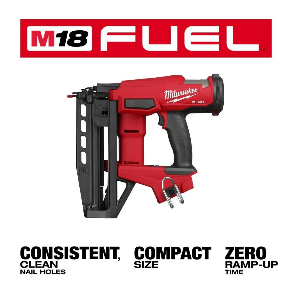 Milwaukee 3020-20 M18 FUEL Straight Finish Nailer - Ace Tool Group - Milwaukee
