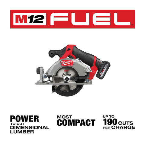 Milwaukee 2521-21HO M12 5-3/8 in. Circular Saw Kit