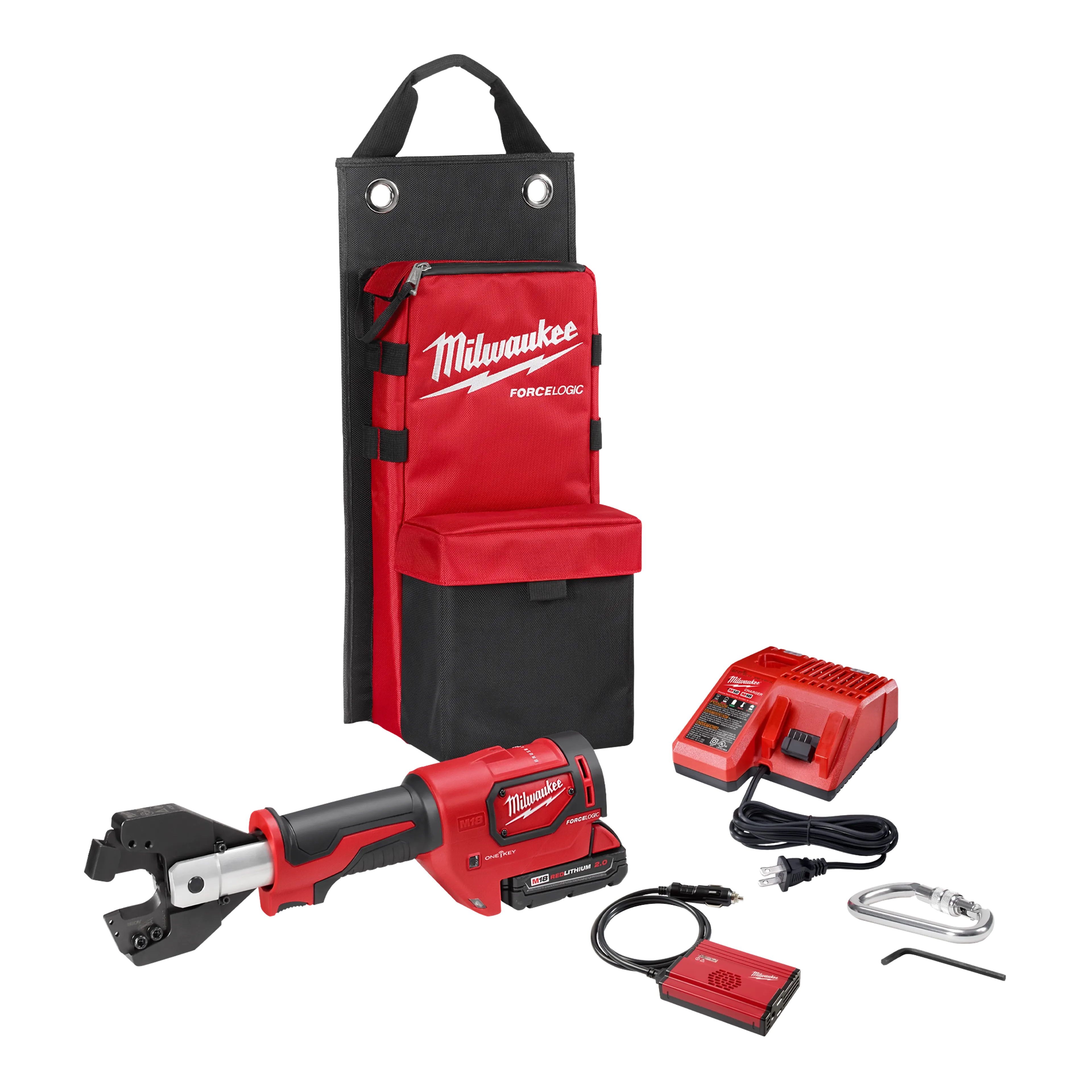 Milwaukee 2672-21S M18 FORCE LOGIC CABLE CUTTER KIT with 477 ACSR JAWS - Ace Tool Group - Milwaukee