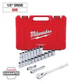 Milwaukee 48-22-9410 22 pc 1/2" Socket Wrench Set - SAE - Ace Tool Group - Milwaukee