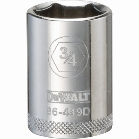 Dewalt Dwmt86449Osp 6 Point 1/2'' Drive Socket 3/4'' Sae - Ace Tool Group - DeWalt