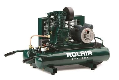 Rolair 6820K17D 9 Gallon Twin Tank Compressor with Dual Controls - Ace Tool Group - Rolair