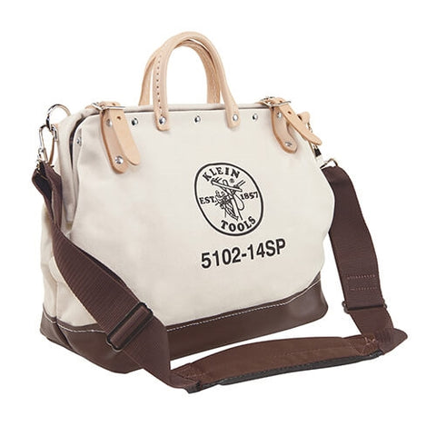 Klein 5102-14SP 14 in. Deluxe Canvas Tool Bag - Ace Tool Group - Klein