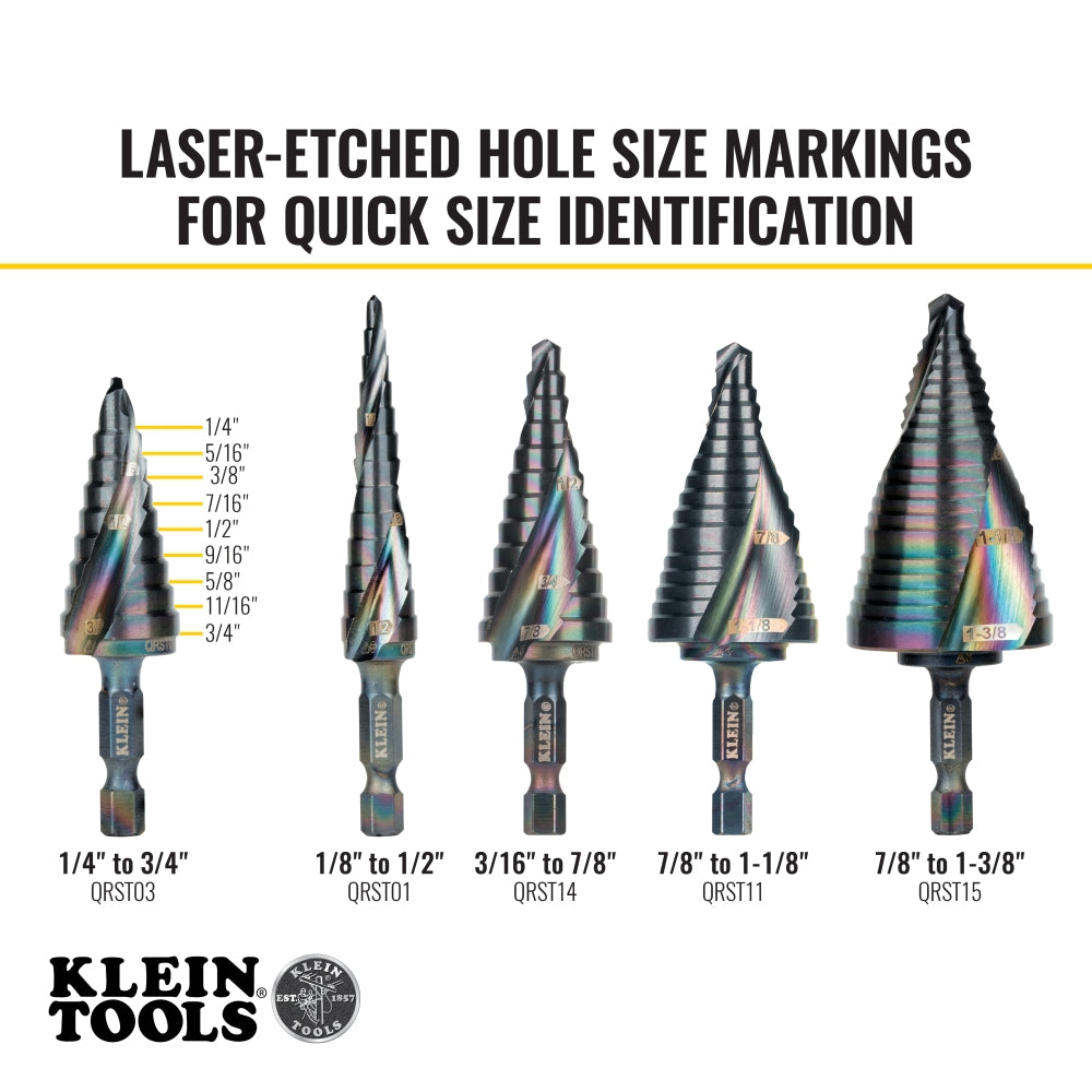 Klein QRST03 Quick Release Step Bit 3/4" - Ace Tool Group - Klein