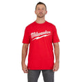 Milwaukee 607R-S Heavy Duty T-Shirt - Short Sleeve Logo Red S - Ace Tool Group - Milwaukee