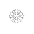 Cmt Rcs-703 Rosette Template 3 & 7 - Ace Tool Group - CMT