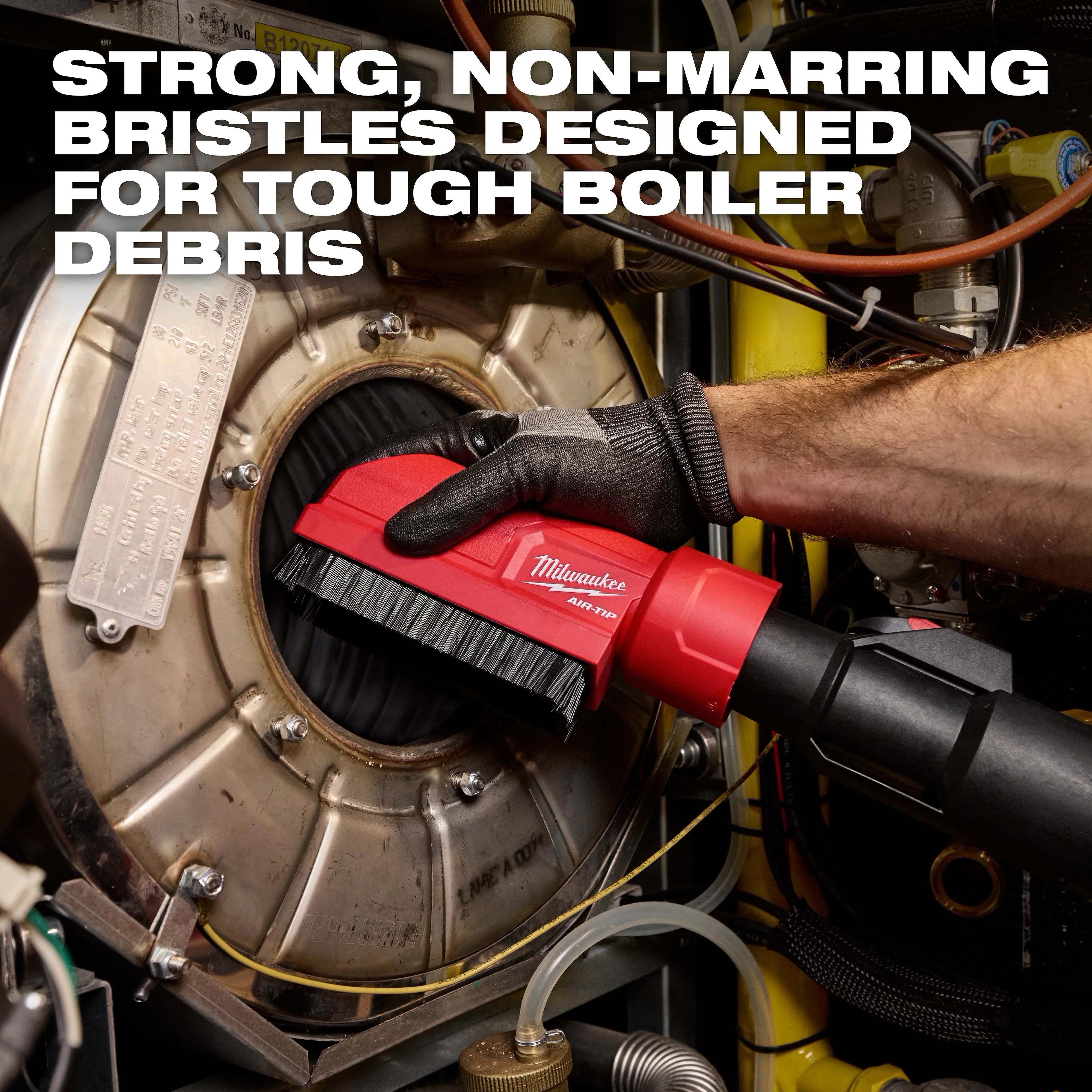 Milwaukee 49-90-2046 AIR-TIP™ Boiler Coil Cleaning Brush Tool - Ace Tool Group - Ace Tool Group