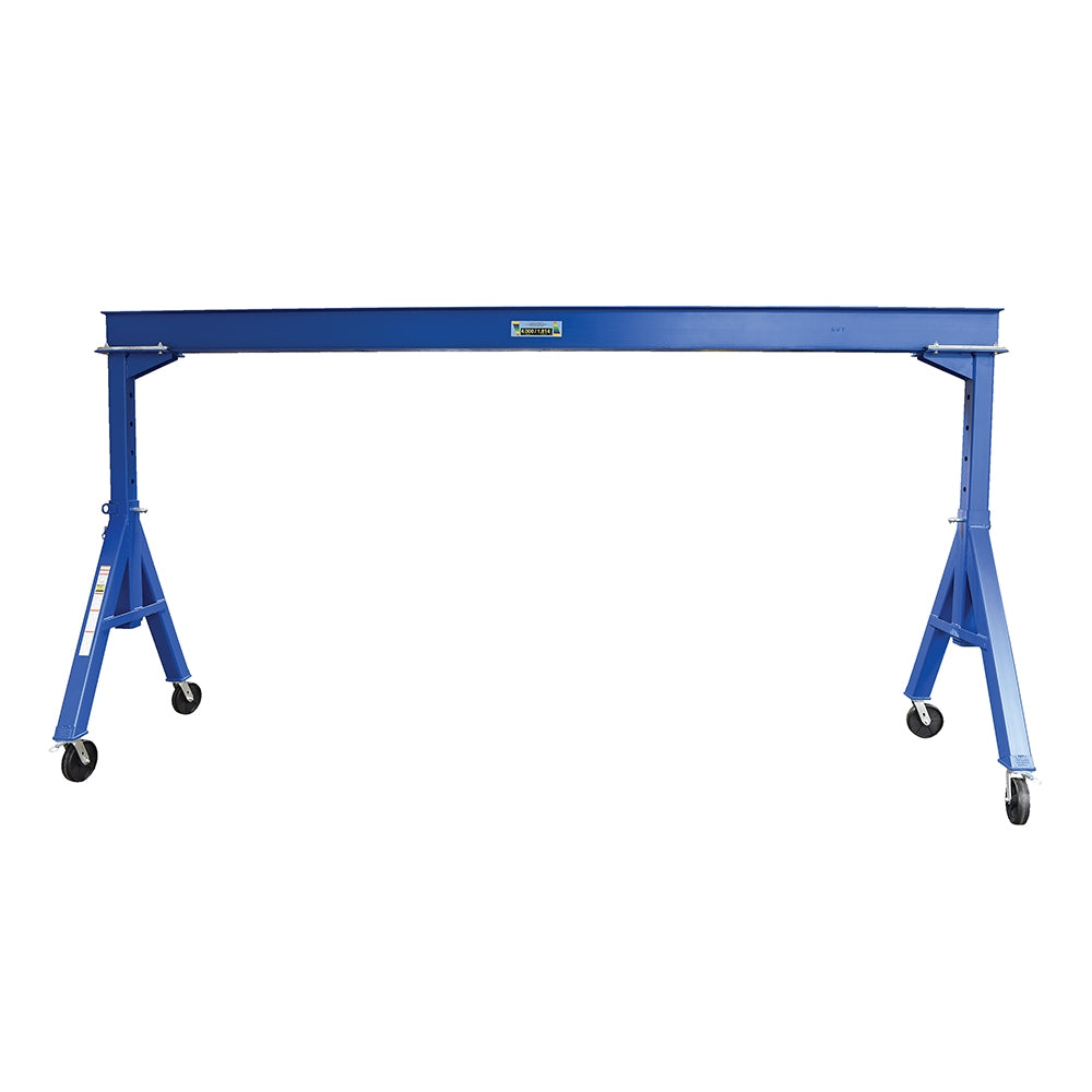 Vestil Adj Height Steel Gantry Crane 8k 15x 9 - Ace Tool Group - Vestil