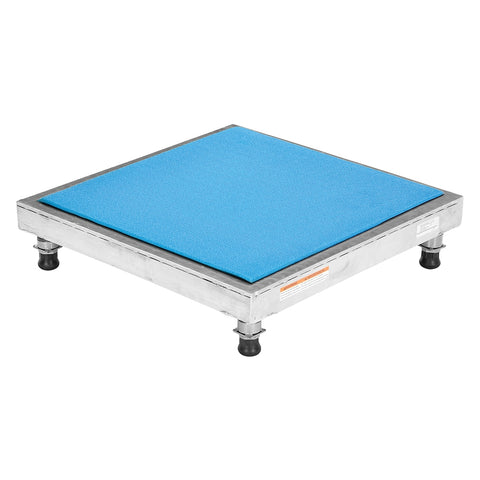 Vestil AHT-L-2424-A  Adjust Alum Stand 5-3/4-7-3/4 H 24x24 - Ace Tool Group - Vestil