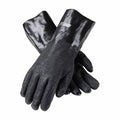 PIP 58-8040DD Procoat Pvc Gloves, Rough Acid Finish Grip, Black, 14" Length, Jersey Lined  -12 Pack - Ace Tool Group - Protective Industrial Products