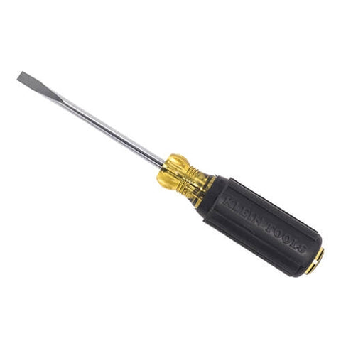 Klein 605-4 1/4 in. Cabinet Tip Screwdriver 4 in. Shank - Ace Tool Group - Klein