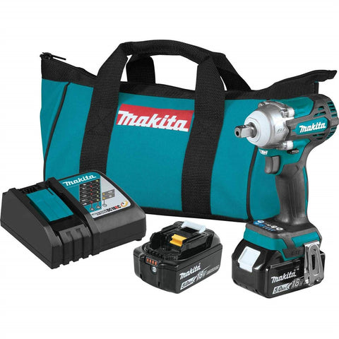 Makita XWT15T 18V 4-Speed 1/2 in. Impact Wrench Kit - Ace Tool Group - Makita