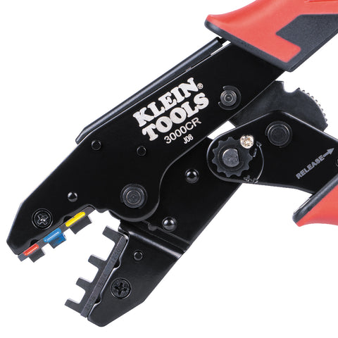Klein 3007CR Ratcheting Heat Shrink Crimper - Ace Tool Group - Klein