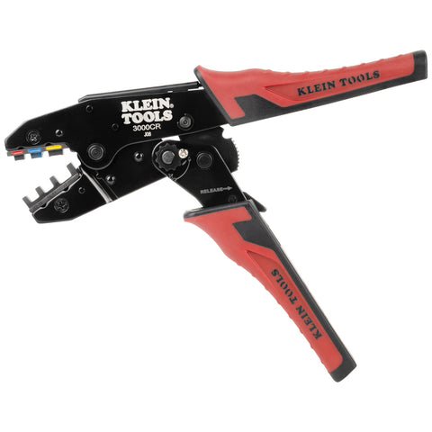 Klein 3007CR Ratcheting Heat Shrink Crimper - Ace Tool Group - Klein