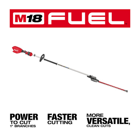 M18 FUEL Extended Pole Articulating Hedge Trimmer - Ace Tool Group - Milwaukee