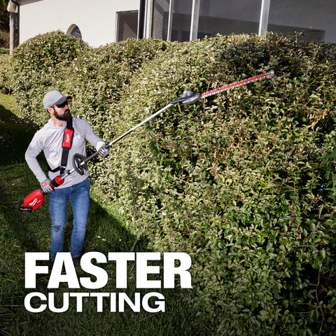M18 FUEL Extended Pole Articulating Hedge Trimmer - Ace Tool Group - Milwaukee