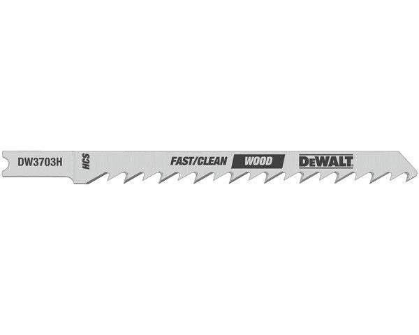 Dewalt Dw3703H Clean Cutting U Shank Wood Cutting Jig Saw Blades 5 Pack - Ace Tool Group - DeWalt