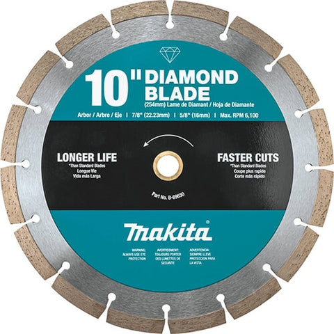 Makita B-69630 10 in. Diamond Blade Segmented - Ace Tool Group - Makita