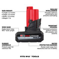 Milwaukee 48-11-2450SB M12™ REDLITHIUM™ HIGH OUTPUT™ XC5.0 Battery Two Pack - Ace Tool Group - Milwaukee