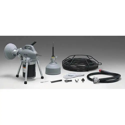 RIDGID 59000 K-50-8 Sectional Drain Cleaning Machine, A-30 Cable Kit - Ace Tool Group - Ridgid