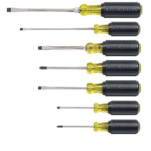 Klein Tools 85076 7-Piece Cushion-Grip Screwdriver Set - Ace Tool Group - Klein