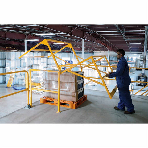 Vestil MEZZ-200 Mezzanine Safety Gate 42 In Rail Height - Ace Tool Group - Vestil