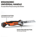 Klein 31757 Folding Multi-Purpose Jab Saw - Ace Tool Group - Klein