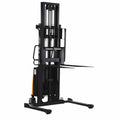 Vestil SL-118-AA Adjustable Stacker W/Powered Lift 118 In - Ace Tool Group - Vestil