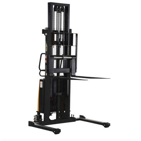 Vestil SL-118-AA Adjustable Stacker W/Powered Lift 118 In - Ace Tool Group - Vestil
