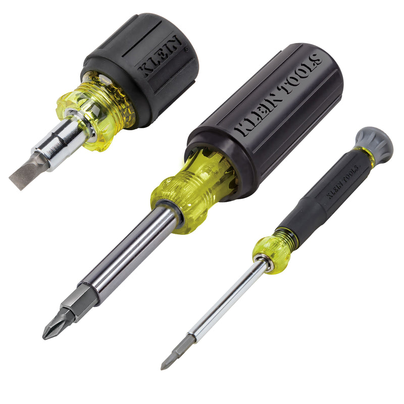 Klein 32500SDKIT Multi-Bit Screwdriver/Nut Driver Set, 3-Piece - Ace Tool Group - Klein