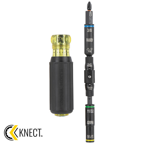 Klein 32528HD KNECT 10-in-1 Impact-Rated Screwdriver / Nut Driver - Ace Tool Group - Klein