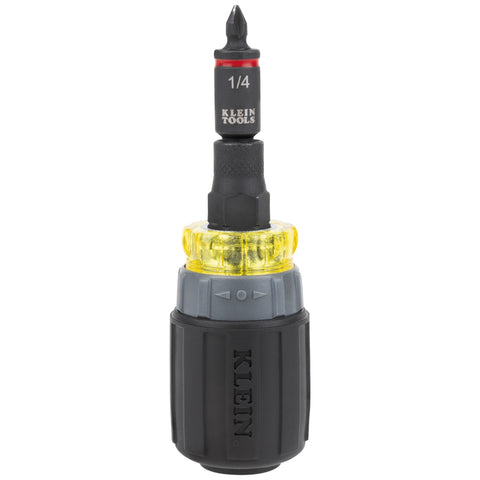 Klein 32561HDRT KNECT 7-in-1 Ratcheting Impact-Rated Stubby Screwdriver/Nut Driver - Ace Tool Group - Klein
