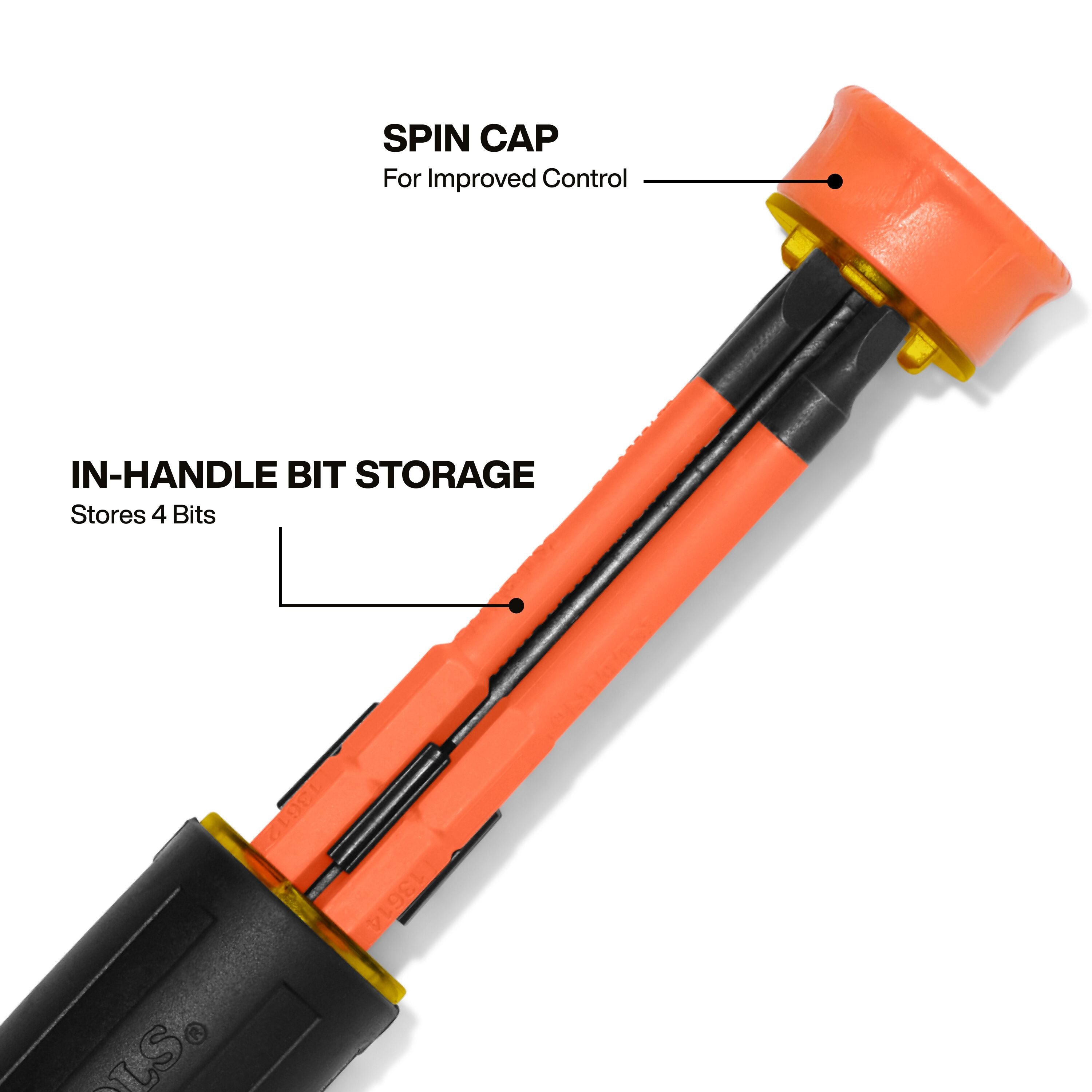 Klein 4-in-1 Insulated Auto-Lock Screwdriver - Ace Tool Group - KLEIN