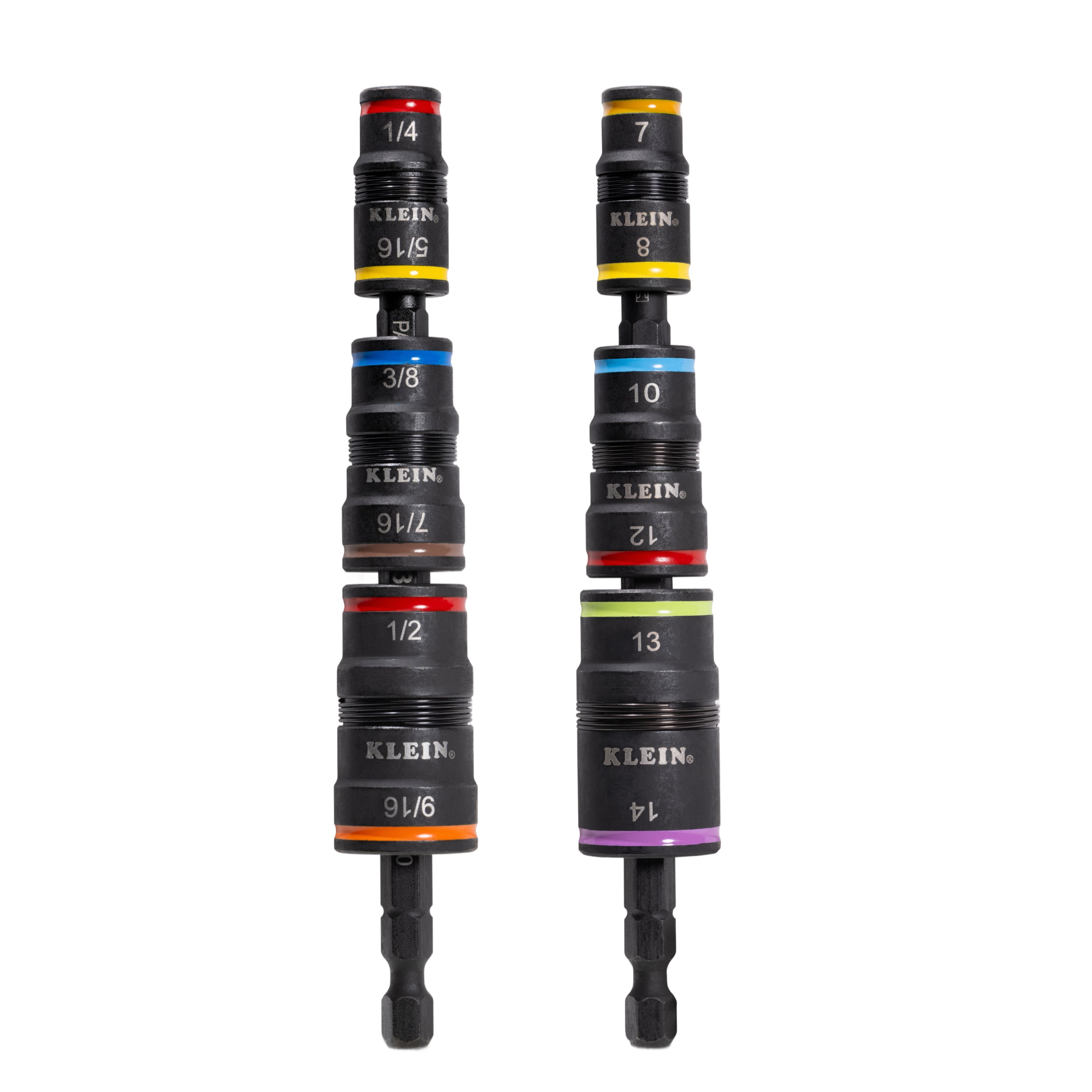 Klein 32933KIT Impact-Rated Flip Socket Set, SAE and Metric - Ace Tool Group - Klein