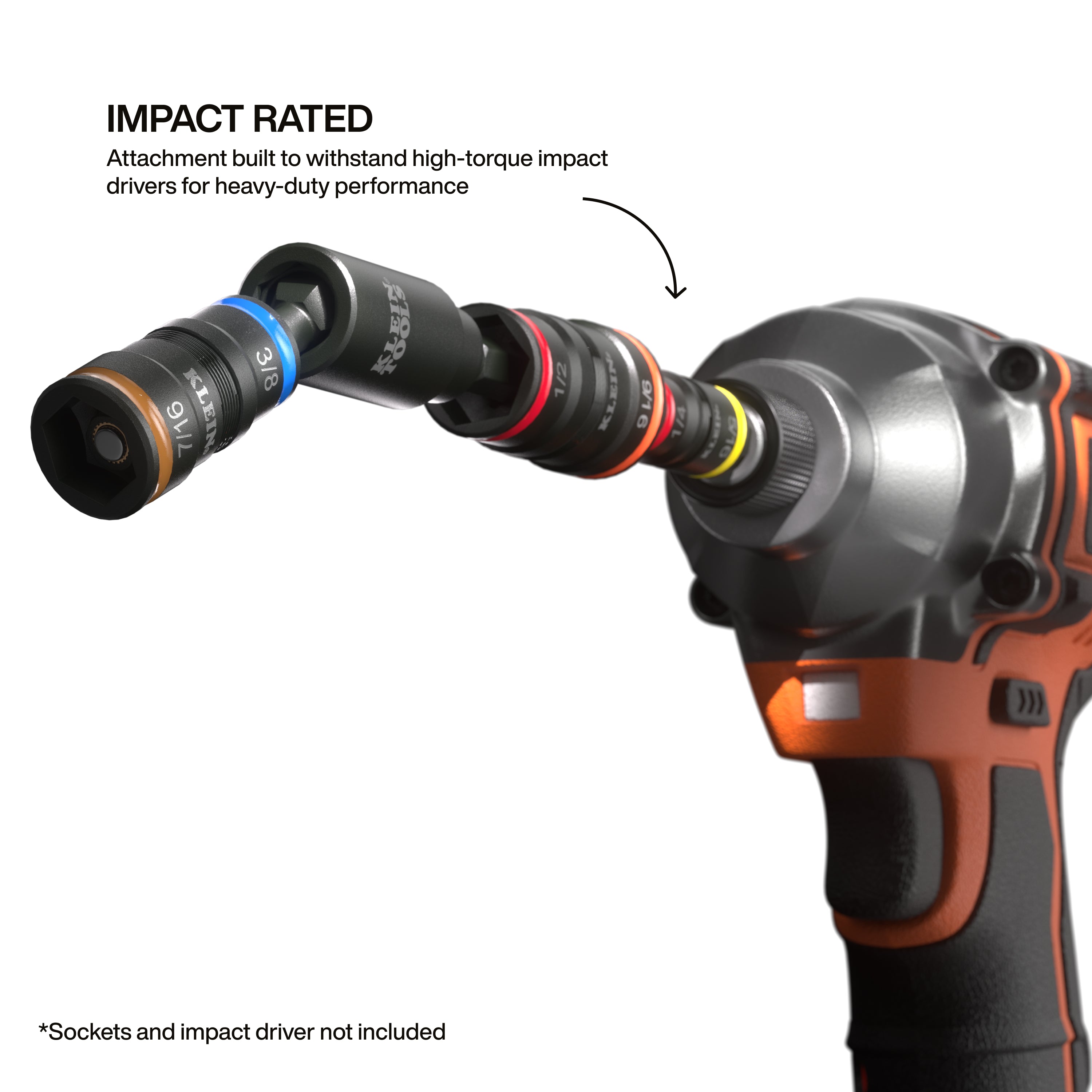 Klein 32980 Impact Flip Socket Swivel Adapter - Ace Tool Group - Ace Tool Group