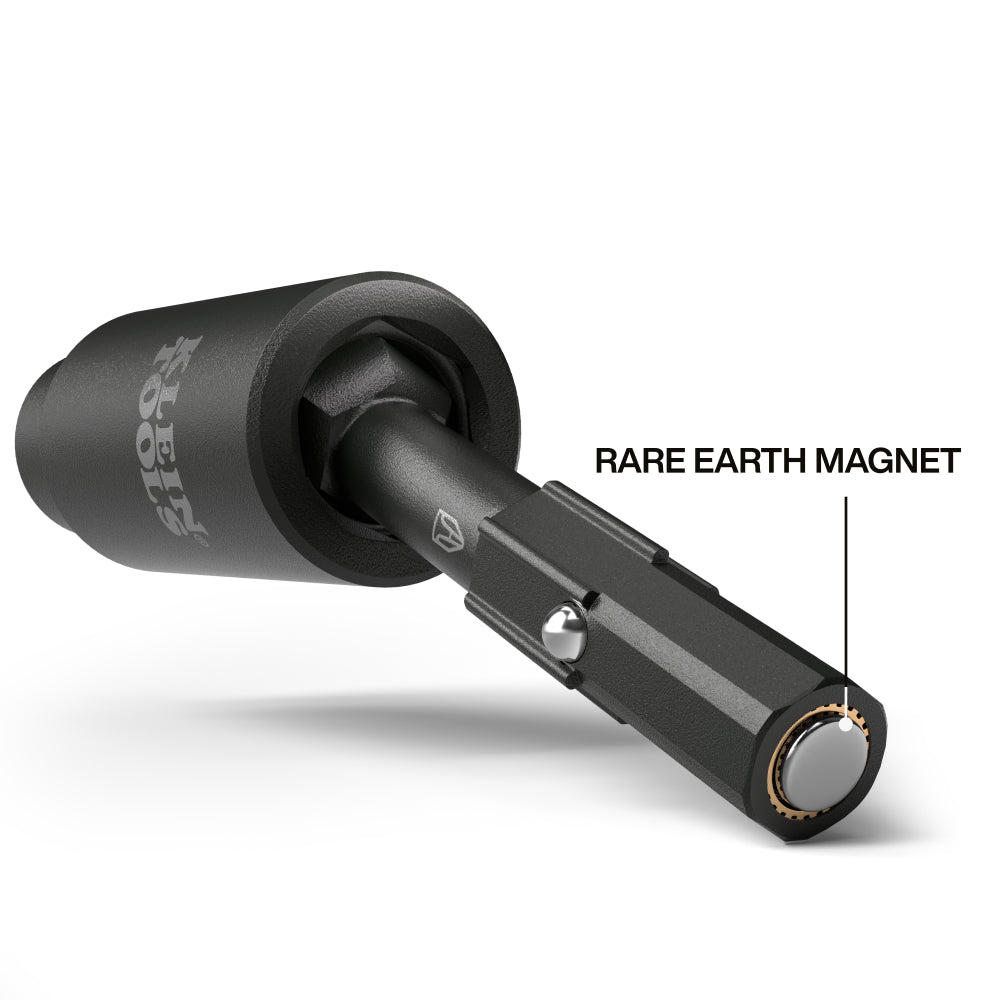 Klein 32982 Impact Flip Socket With Swivel Adapter, 3-Piece - Ace Tool Group - Klein