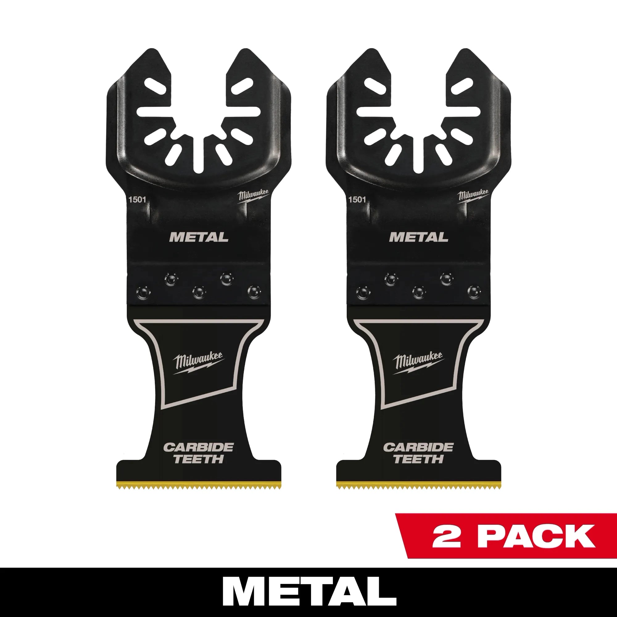 Milwaukee 49-25-1502 Milwaukee OPEN-LOK 1-3/8" TITANIUM ENHANCED CARBIDE TEETH METAL BLADE 2PK - Ace Tool Group - Milwaukee