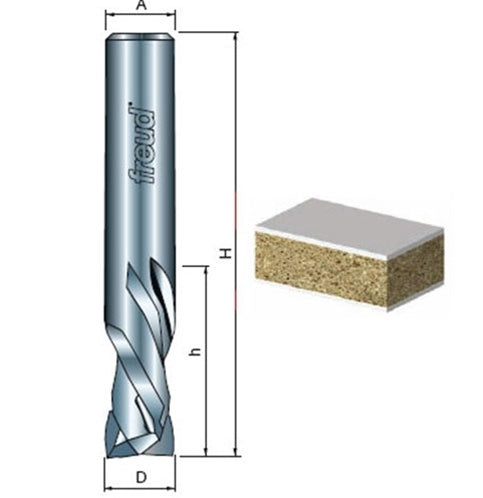 Freud Tools 1/2" (Dia.) Double Compression Bit - Ace Tool Group - Freud