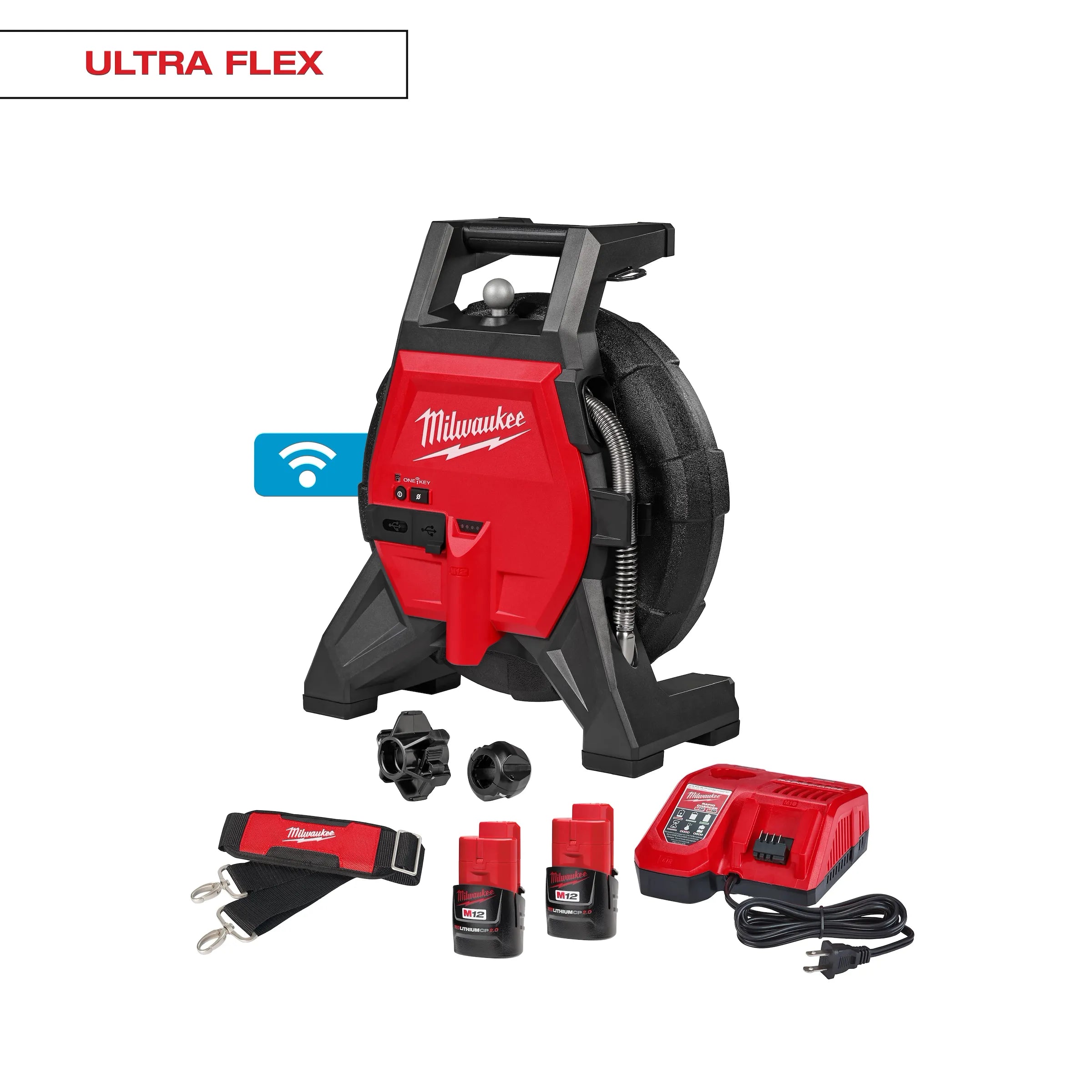 Milwaukee 3318-22A M12 65 Ultra Flex Compact Inspection Camera Kit - Ace Tool Group - Milwaukee