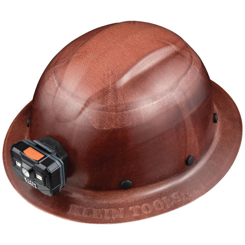 Klein 60447 High Temp Hard Hat, Brim w/Headlamp - Ace Tool Group - Klein