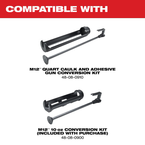 Milwaukee 2441-20 M12 10 oz. Caulk Gun Tool Only